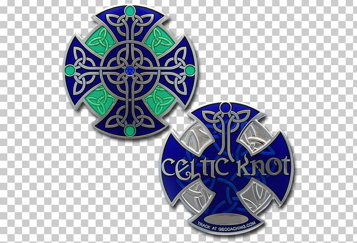 Geocoin Geocaching Celtic Knot PNG, Clipart, Antique, Badge, Blue, Bronze, Cache Free PNG Download