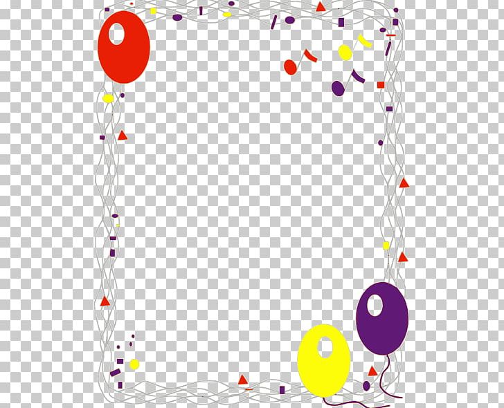 Decorative Borders Balloon PNG, Clipart, Area, Balloon, Birthday, Circle, Decorative Borders Free PNG Download