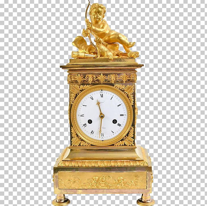 French Empire Mantel Clock Ormolu Bronze PNG, Clipart, 19th Century, Antique, Automaton, Brass, Bronze Free PNG Download