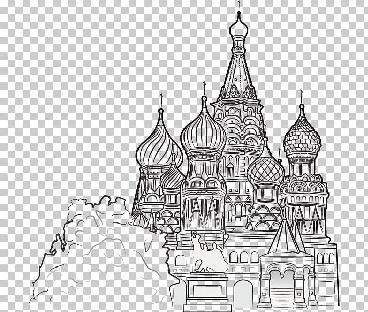 Grand Kremlin Palace Saint Basils Cathedral Spasskaya Tower Moscow Kremlin PNG, Clipart, Building, Building Vector, City, Hand Drawn, Landmark Free PNG Download