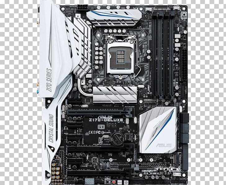 Z170 Premium Motherboard Z170-DELUXE Intel LGA 1151 Skylake PNG, Clipart, Atx, Central Processing Unit, Chipset, Computer, Computer Accessory Free PNG Download