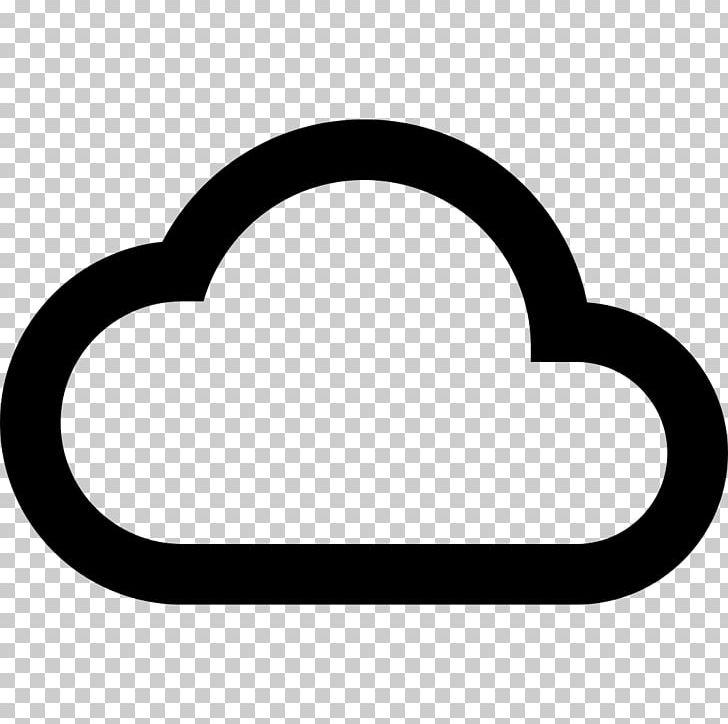 Cloud Computing Computer Icons Cloud Storage Symbol PNG, Clipart, Area, Black And White, Body Jewelry, Circle, Cloud Computing Free PNG Download