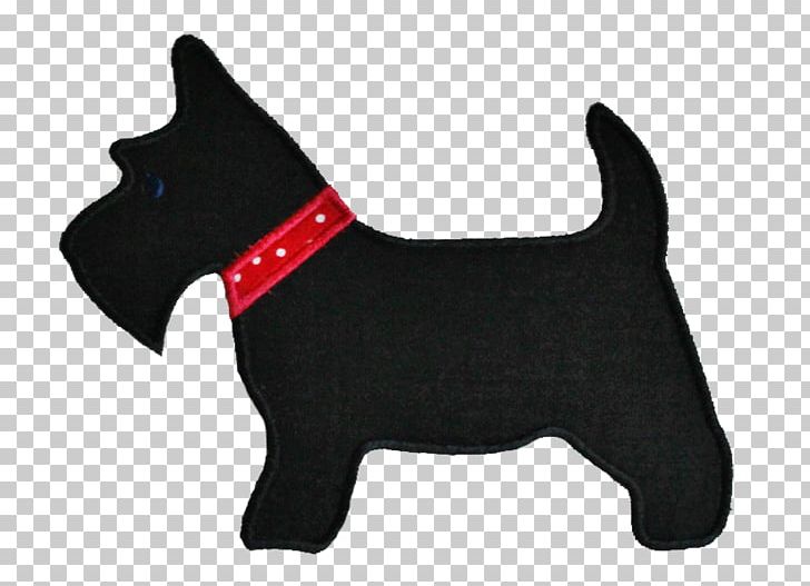 Scottish Terrier Appliqué Machine Embroidery Dog Breed PNG, Clipart, Animal Figure, Applique, Black, Breed, Carnivoran Free PNG Download