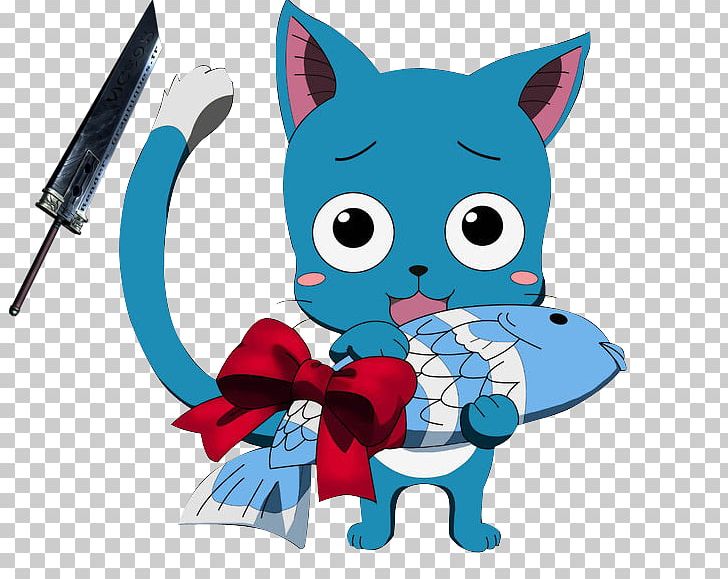 Natsu Dragneel Fairy Tail Happy Drawing PNG, Clipart, Anime, Blue, Cartoon, Cat, Chibi Free PNG Download