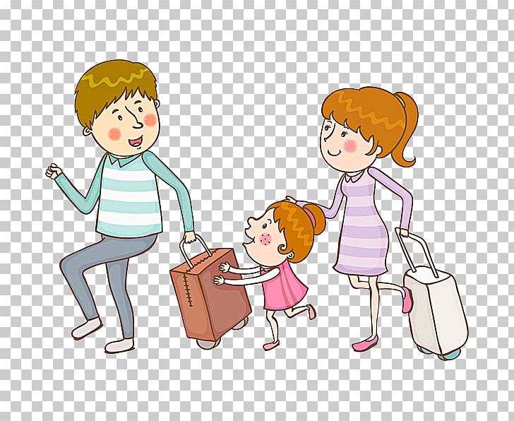 Travel Suitcase Bag Illustration PNG, Clipart, Area, Backpack, Boy, Cartoon, Child Free PNG Download