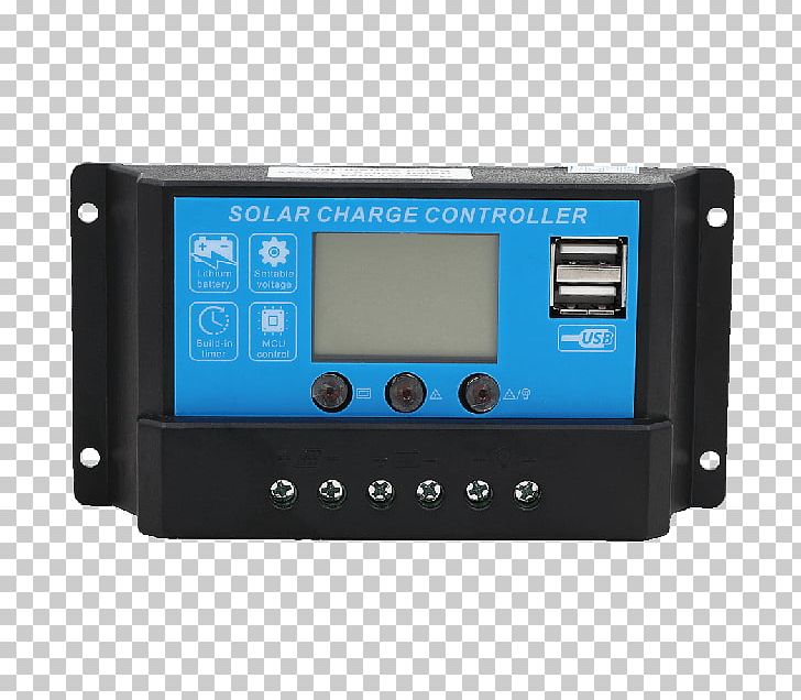 Battery Charger Battery Charge Controllers Solar Charger Maximum Power Point Tracking Solar Panels PNG, Clipart, Audio Receiver, Controller, Electronic Device, Electronics, Measuring Instrument Free PNG Download