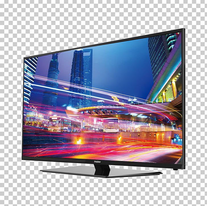 High-definition Television Haier LED-backlit LCD HD Ready Smart TV PNG, Clipart, 4k Resolution, Computer Monitor, Display Advertising, Display Device, Flat Panel Display Free PNG Download