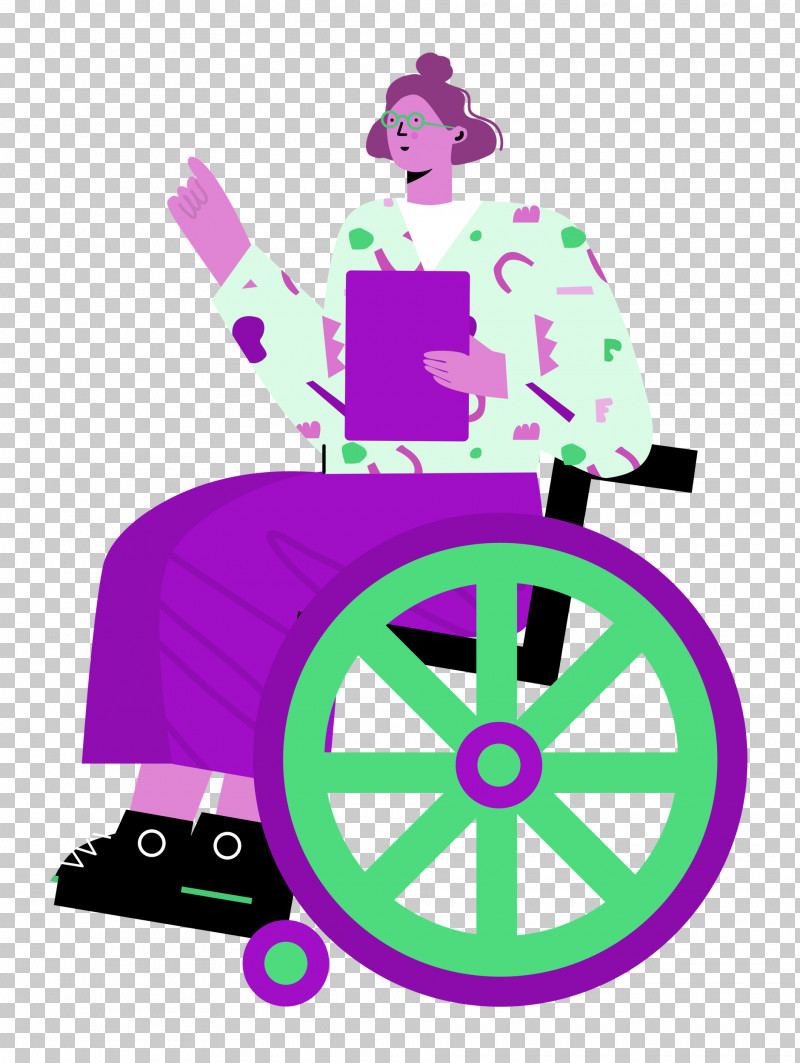 Sitting On Wheelchair Woman Lady PNG, Clipart, Behavior, Human, Lady, Lavender, Meter Free PNG Download