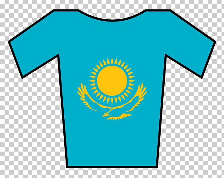 Flag Of Kazakhstan Flag Of The United States National Flag PNG, Clipart, Active Shirt, Area, Blue, Brand, Circle Free PNG Download