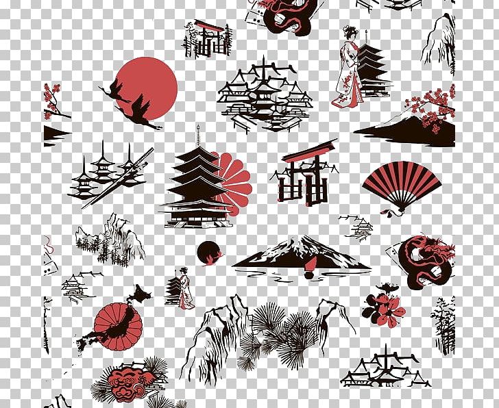 Japan Stock Illustration PNG, Clipart, Decorative Elements, Design Element, Element Vector, Geisha, Happy Birthday Vector Images Free PNG Download