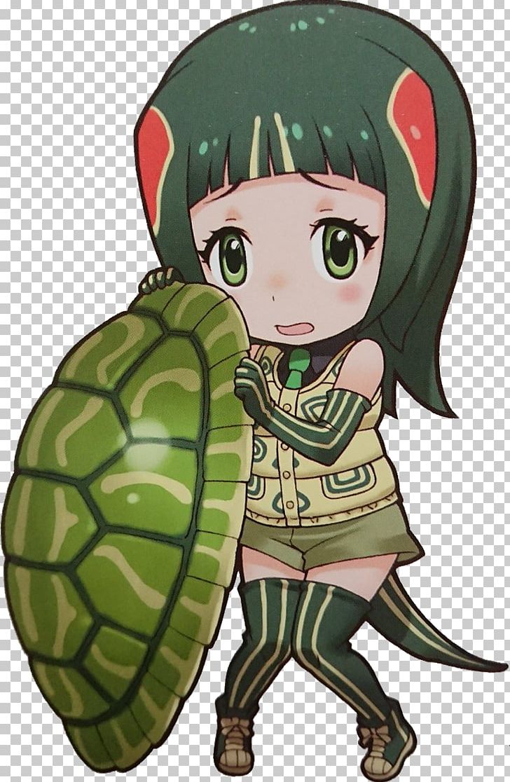 Kemono Friends Tortoise Red-eared Slider Turtle Frilled-neck Lizard PNG, Clipart, Alligator Snapping Turtle, Animals, Anime, European Ratsnake, Fictional Character Free PNG Download