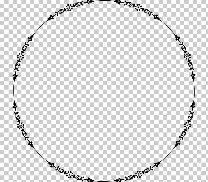 Decorative Borders Moon Lunar Phase Circle PNG, Clipart, Area, Black And White, Body Jewelry, Chain, Circle Free PNG Download