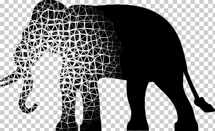 Indian Elephant African Elephant Silhouette PNG, Clipart, Animals, Asian Elephant, Big Cats, Black And White, Carnivoran Free PNG Download
