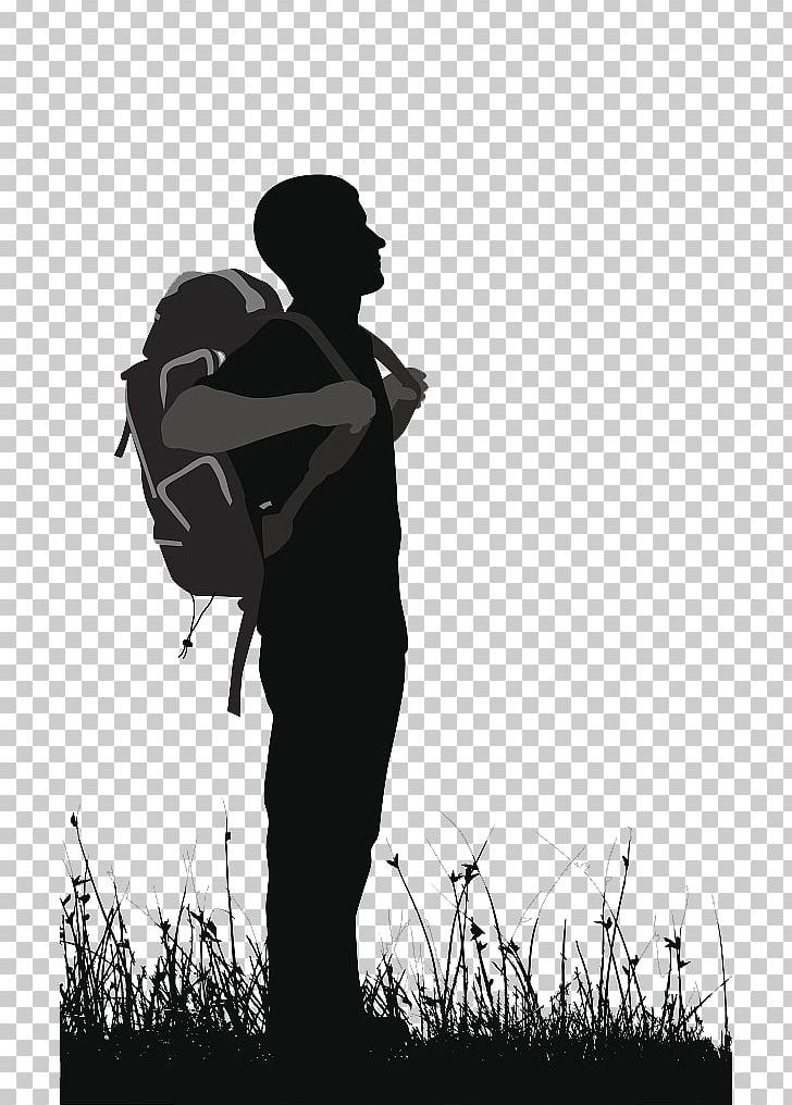 Silhouette Backpacking Illustration PNG, Clipart, Backpack, Carry, Cartoon, City Silhouette, Happy Birthday Vector Images Free PNG Download
