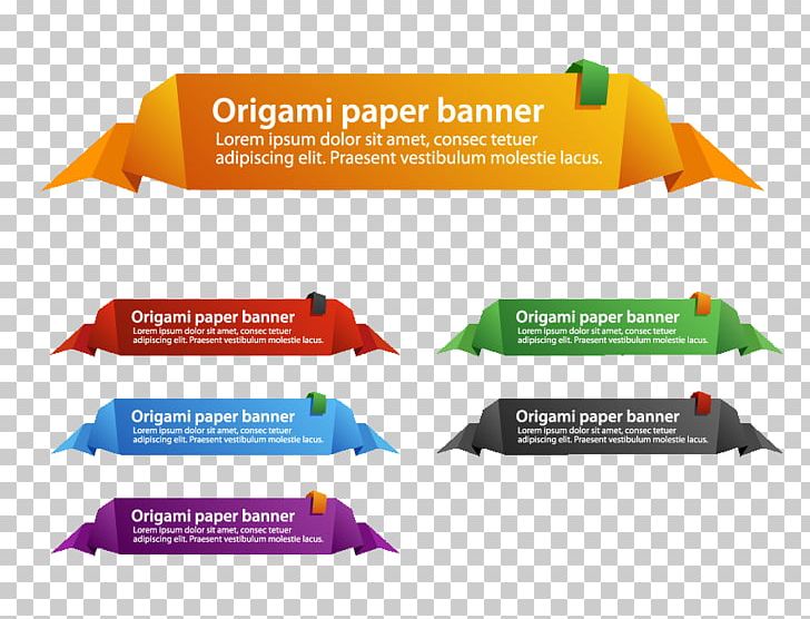 Paper Ribbon Label Origami PNG, Clipart, Advertising, Banner, Black, Blue, Brand Free PNG Download