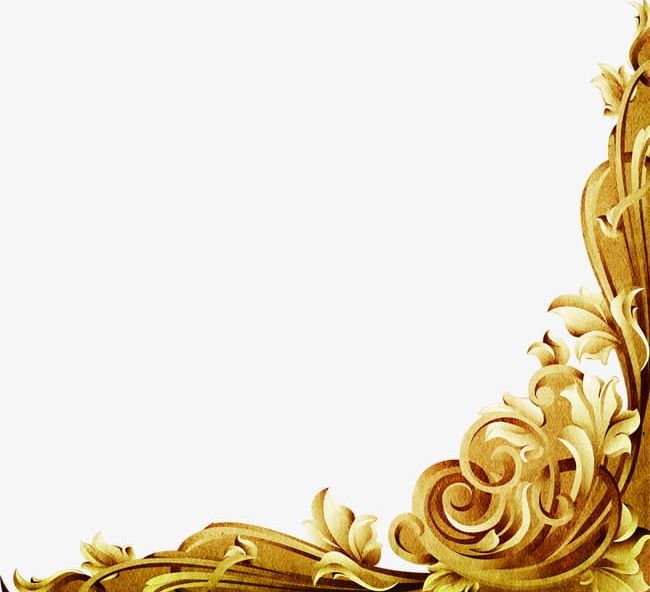 European Gold Frame PNG, Clipart, Continental, Decoration, Element, European Clipart, Frame Free PNG Download