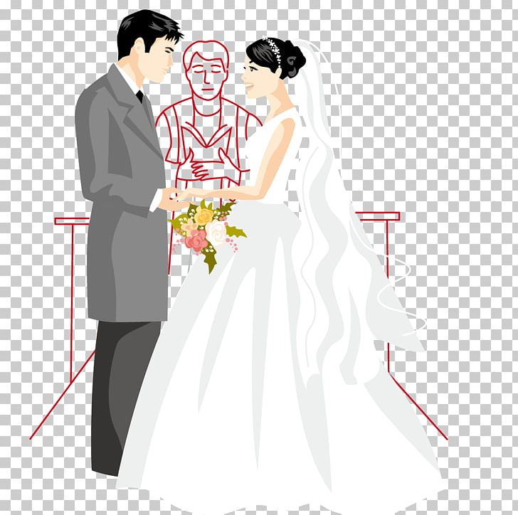 Wedding Invitation Marriage Bridegroom Illustration PNG, Clipart, Bride, Brides, Church, Creative Vector, Formal Wear Free PNG Download
