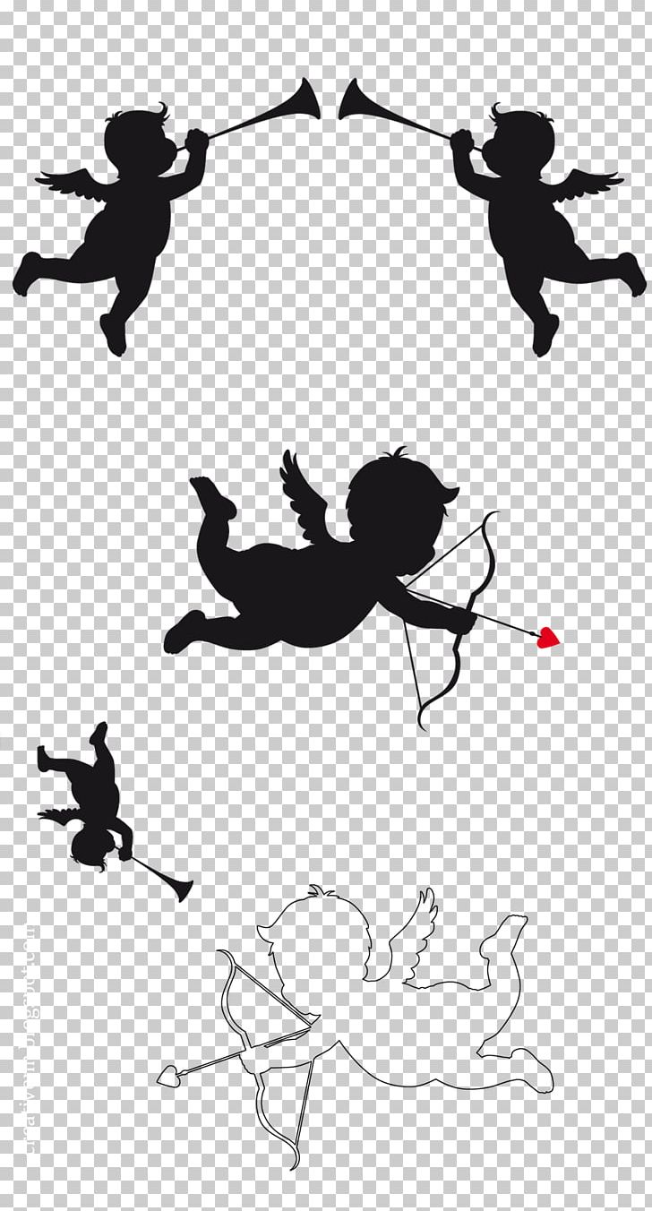 Cupid And Psyche Silhouette PNG, Clipart, Antonio Canova, Art, Black, Black And White, Branch Free PNG Download
