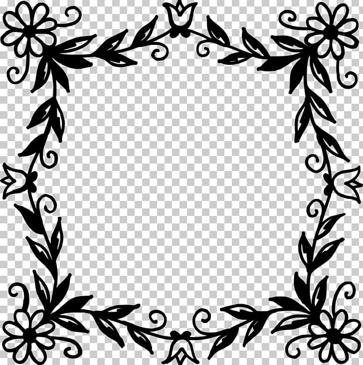 Frames Floral Design Art PNG, Clipart, Art, Artwork, Black And White, Border Frames, Branch Free PNG Download