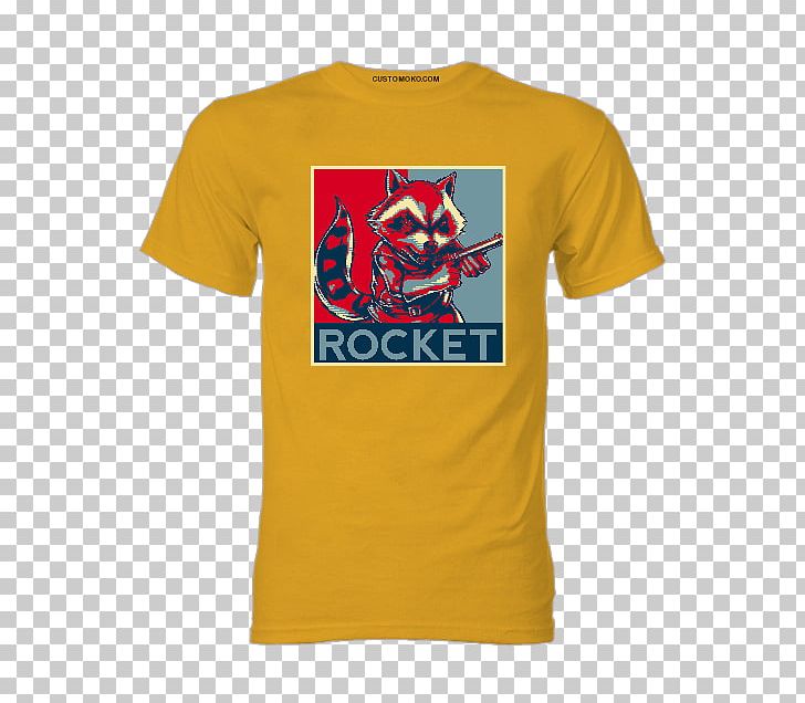 T-shirt Rocket Raccoon Golden State Warriors Sleeve PNG, Clipart, Active Shirt, Brand, Clothing, Golden State Warriors, Guardians Of The Galaxy Free PNG Download