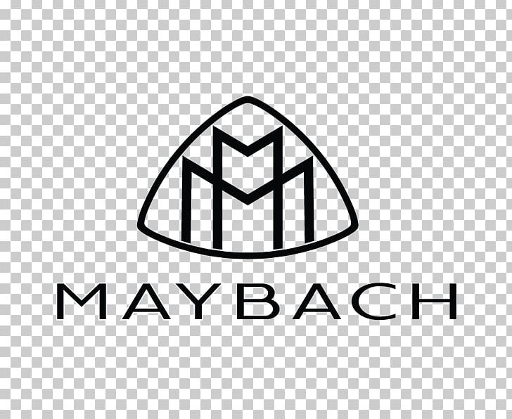 Maybach Car Mercedes-Benz Logo PNG, Clipart, Angle, Area, Black And White, Bmw, Brand Free PNG Download