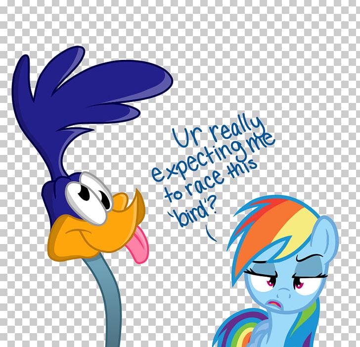 Rainbow Dash Bugs Bunny Speedy Gonzales Wile E. Coyote And The Road Runner PNG, Clipart, Animated Cartoon, Bird, Cartoon, Computer Wallpaper, Deviantart Free PNG Download