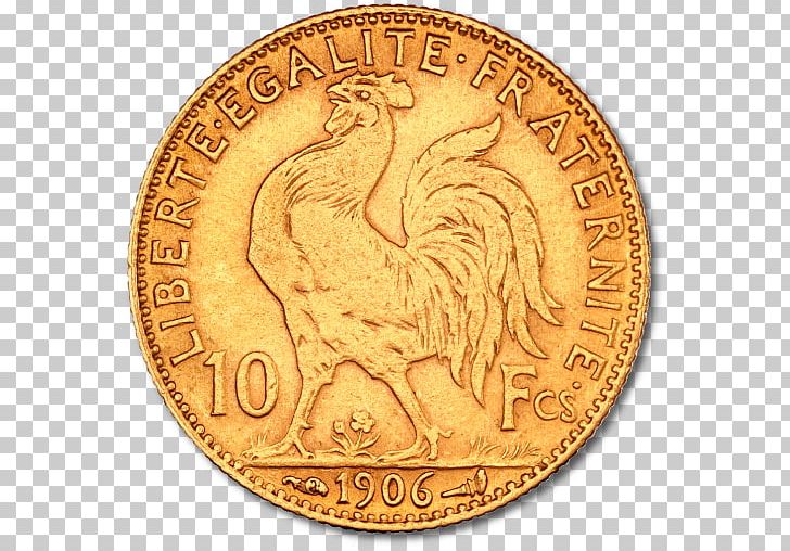 Coin France Gold French Franc PNG, Clipart, Bronze Medal, Chicken, Coin, Copper, Currency Free PNG Download