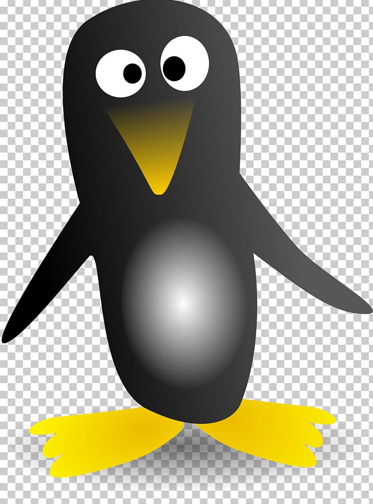 Penguin Cartoon PNG, Clipart, Animals, Beak, Bird, Cartoon, Dark Yellow Free PNG Download