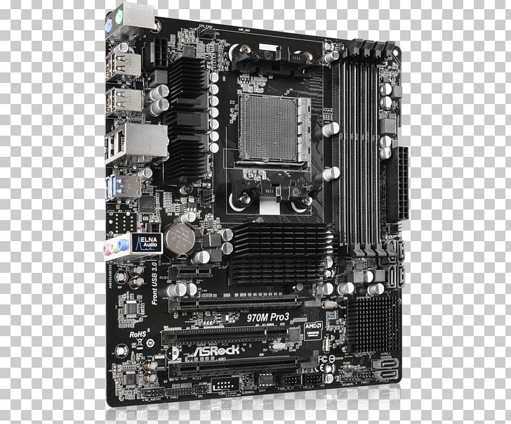 ASRock 970M Pro3 Motherboard MicroATX CPU Socket Socket AM3 PNG, Clipart, Advanced Micro Devices, Am 3, Asrock, Chipset, Computer Accessory Free PNG Download