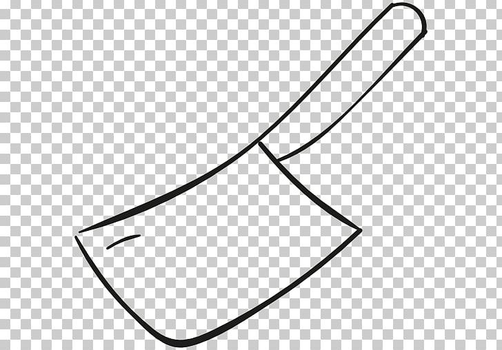 Butcher Knife Computer Icons PNG, Clipart, Angle, Area, Big Knife, Black, Black And White Free PNG Download