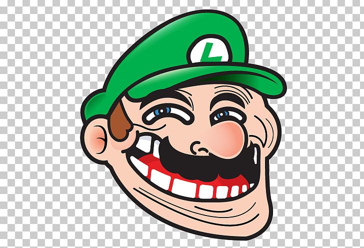 Luigi Mario Bros. Internet Troll Trollface PNG, Clipart, Art, Art Museum, Artwork, Cartoon, Character Free PNG Download