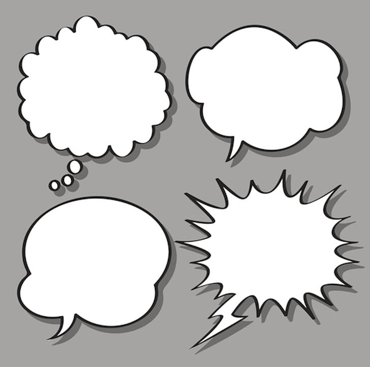 Speech Balloon Comic Book PNG, Clipart, Art, Black And White, Circle, Comic, Comic Book Free PNG Download