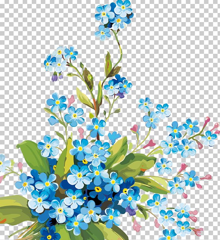 Floral Design Flower Desktop PNG, Clipart, Blue, Bluebonnet, Borage Family, Branch, Encapsulated Postscript Free PNG Download