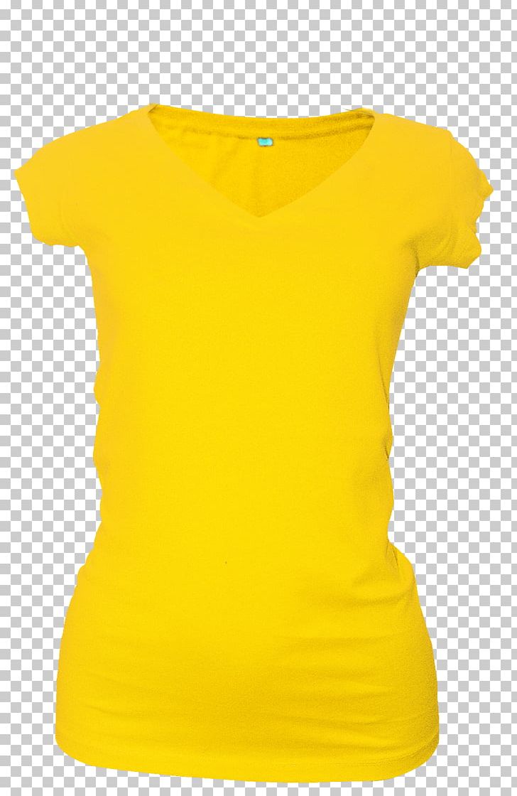 T-shirt Yellow Sweater Clothing Collar PNG, Clipart, Active Shirt, Clothing, Collar, Color, Joint Free PNG Download
