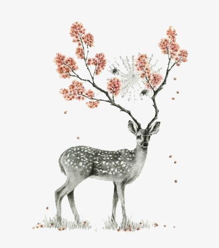Watercolor Painted Deer PNG, Clipart, Animal, Deer, Deer Clipart, Painted, Painted Free PNG Download