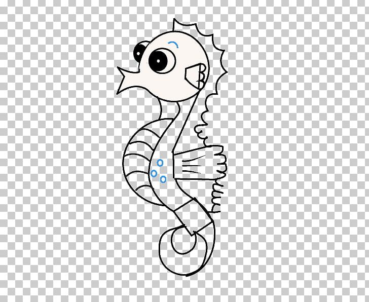 Seahorse Drawing Cartoon How-to PNG, Clipart, Animals, Art, Artwork, Black And White, Body Jewelry Free PNG Download