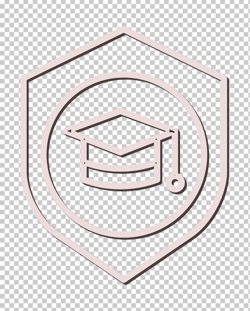 Shield Icon School Icon Mortarboard Icon PNG, Clipart, Line, Mortarboard Icon, School Icon, Shield Icon, Square Free PNG Download