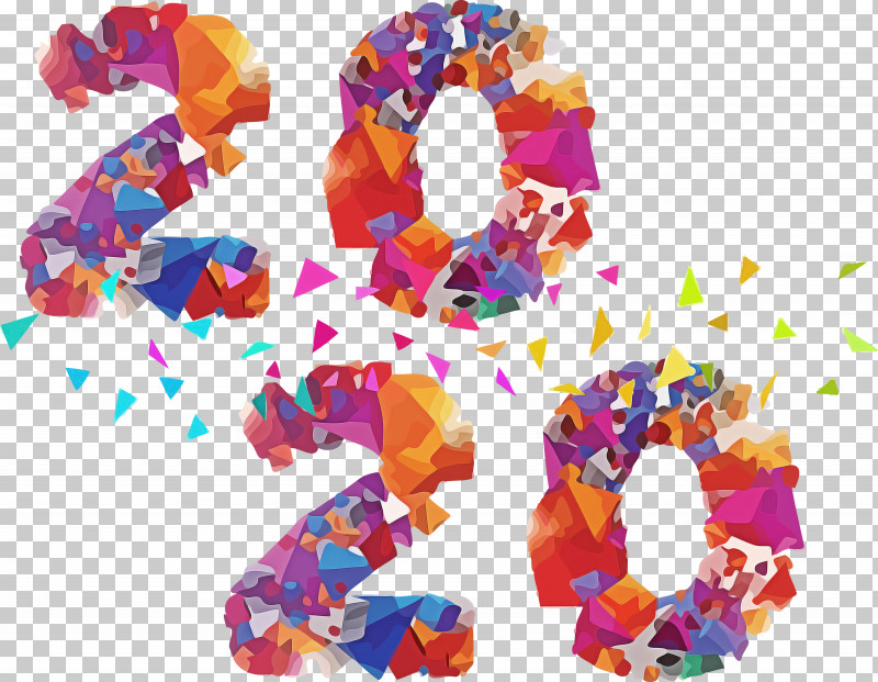 Happy New Year 2020 New Years 2020 2020 PNG, Clipart, 2020, Confetti, Happy New Year 2020, New Years 2020, Party Supply Free PNG Download