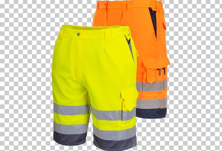 T-shirt Trunks Yellow Bermuda Shorts High-visibility Clothing PNG, Clipart, Active Shorts, Bermuda Shorts, Blouson, Clothing, Clothing Sizes Free PNG Download