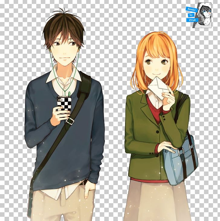 Orange Anime Shōjo Manga Kakeru Naruse PNG, Clipart, Animated Film, Anime, Black Hair, Brown Hair, Clothing Free PNG Download