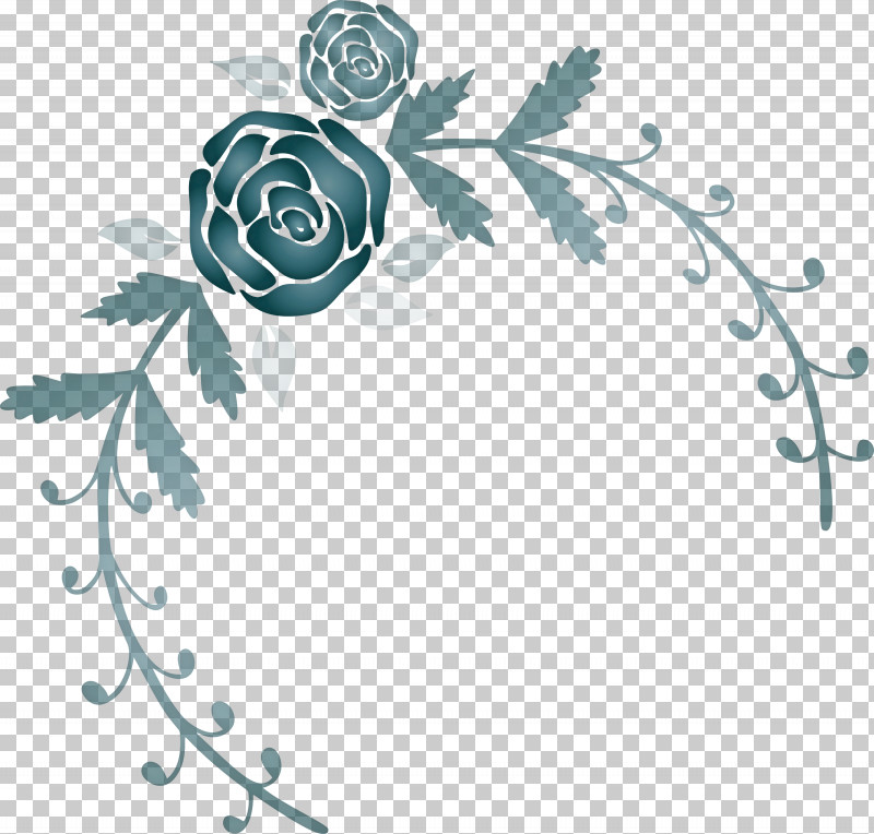 Rose Frame Flower Frame Wedding Frame PNG, Clipart, Blue Rose, Flower, Flower Frame, Leaf, Plant Free PNG Download