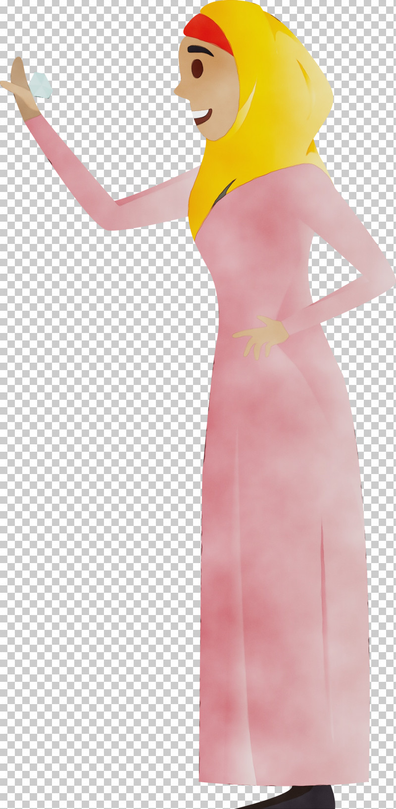 Pink Clothing Dress Yellow Shoulder PNG, Clipart, Arabic Girl, Arabic Woman, Clothing, Costume, Day Dress Free PNG Download