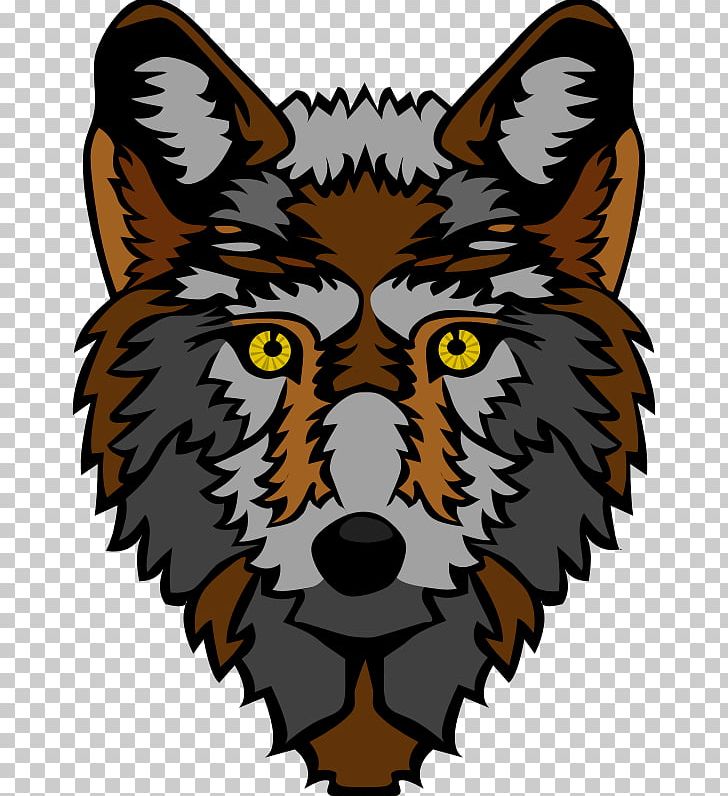 gray wolf clipart