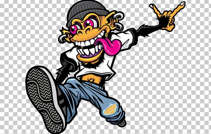 Skateboarding Graffiti Drawing PNG, Clipart, Art, Cartoon, Drawing, Fictional Character, Funny Gorilla Logo Free PNG Download