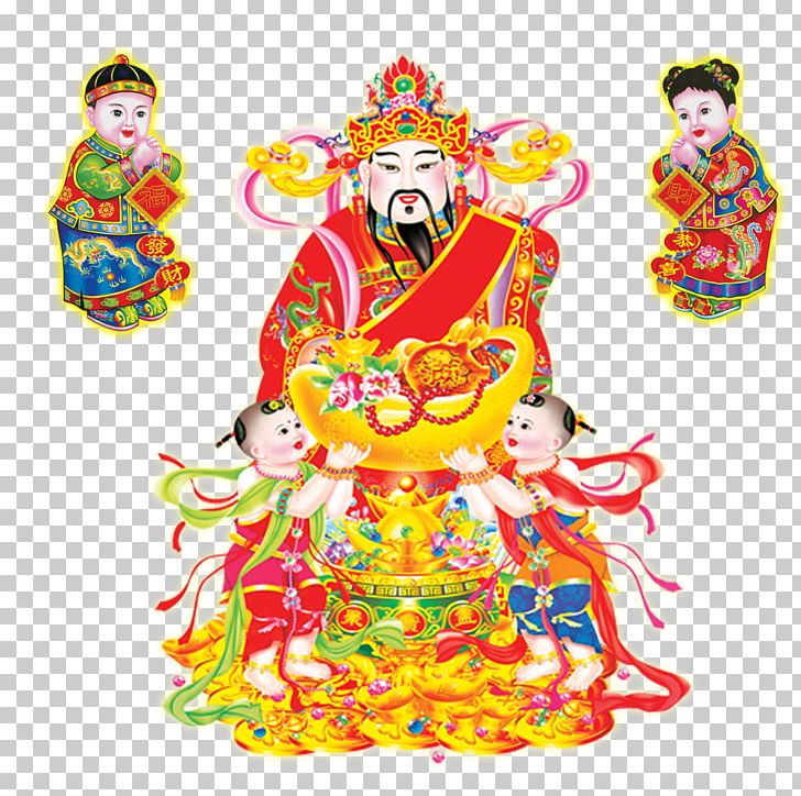 China Caishen Deity Chinese Gods And Immortals Chinese New Year PNG, Clipart, Budai, Chinese Folk Religion, Colorful, Creative, Creative New Year Free PNG Download