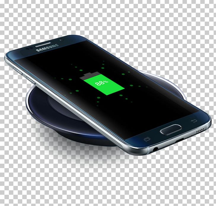 Samsung Galaxy S6 Edge Samsung Galaxy S8 Battery Charger Inductive Charging Qi PNG, Clipart, Cellular Network, Communication Device, Electronic Device, Electronics, Gadget Free PNG Download