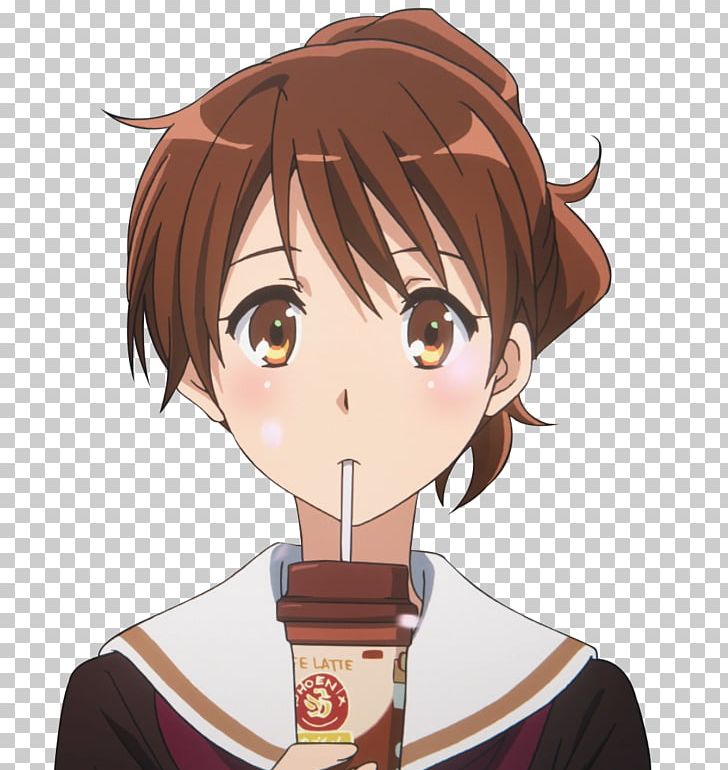 Sound! Euphonium Anime Television Manga PNG, Clipart, Anime, Black Hair, Brown Hair, Cartoon, Cheek Free PNG Download