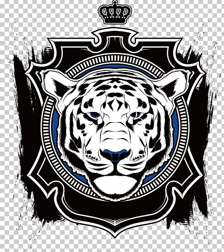 T-shirt Bengal Tiger Crown Logo PNG, Clipart, Adobe Illustrator, Animals, Anniversary Badge, Art, Badges Free PNG Download