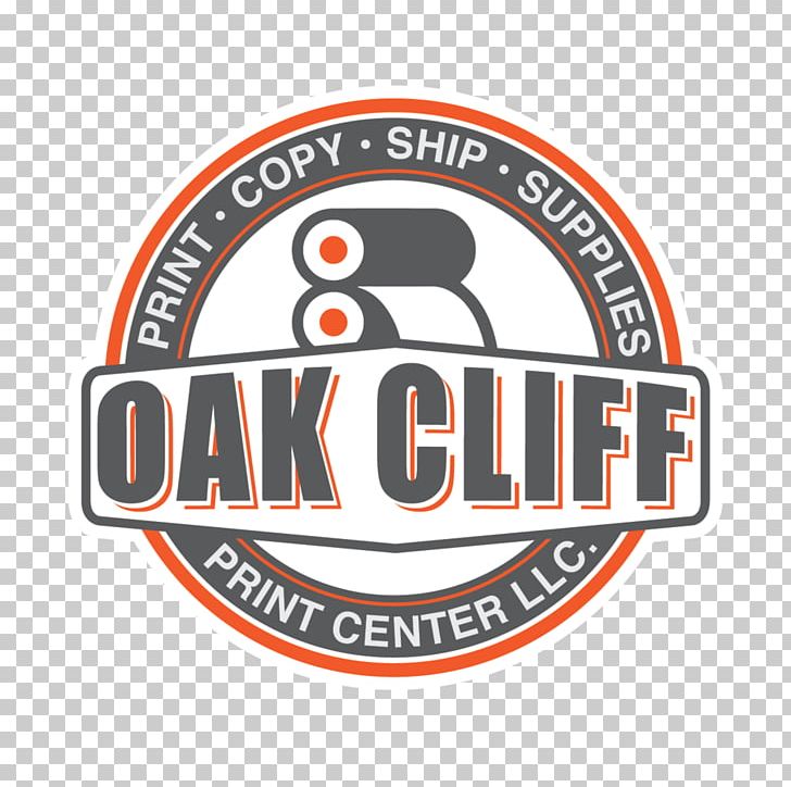 Oak Cliff Print West Jefferson Boulevard North Bishop Avenue Logo Brand PNG, Clipart, Area, Brand, Dallas, Invoice, Label Free PNG Download