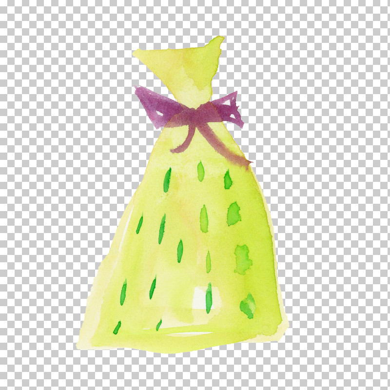 Green Yellow Dress Party Supply Party Favor PNG, Clipart, Dress, Green, Party Favor, Party Supply, Watercolor Free PNG Download